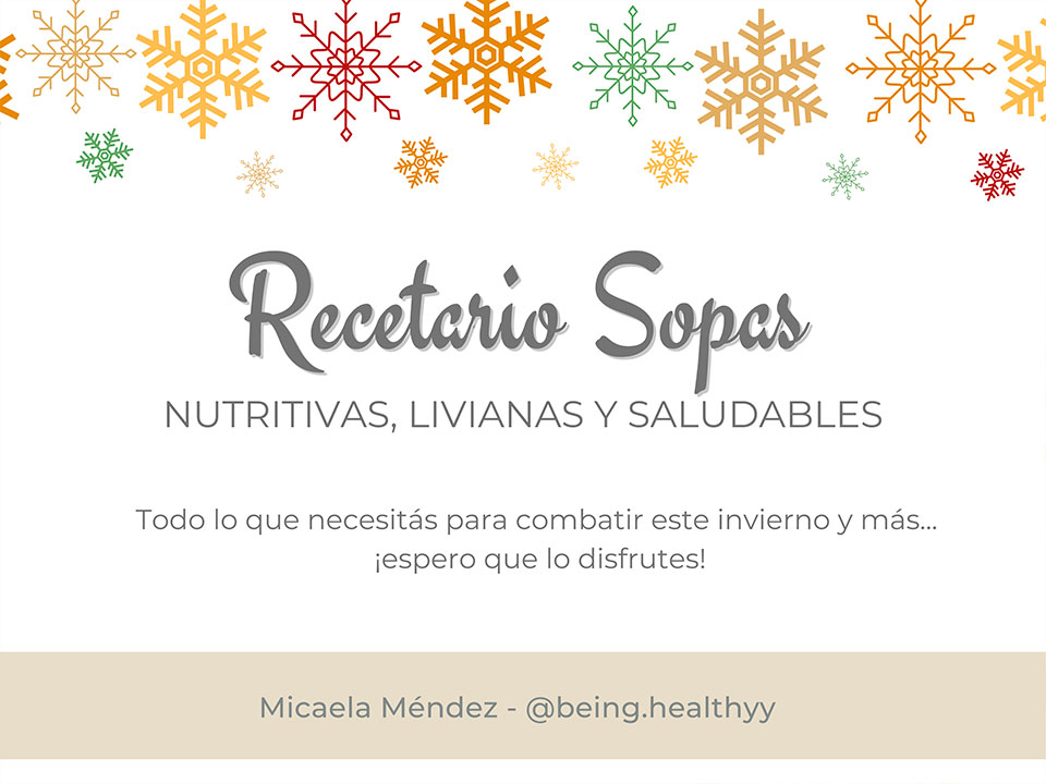 Recetario Sopas Livianas